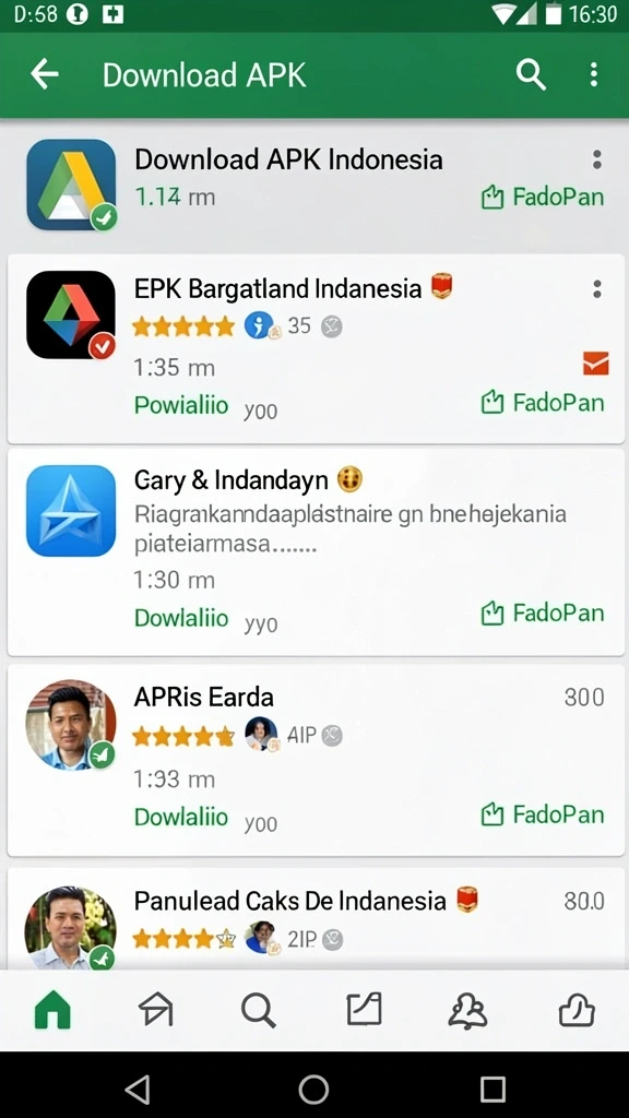 Beragam permainan dengan grafis yang memukau.