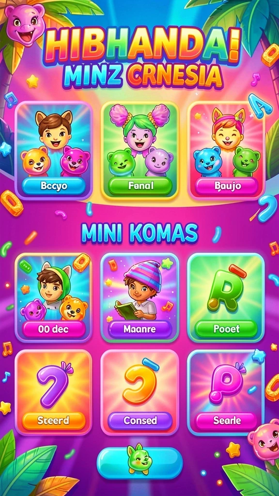 Gambaran grafis yang menawan dari salah satu level.