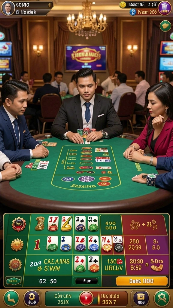 Tangkapan layar menampilkan antarmuka utama permainan yang menarik.