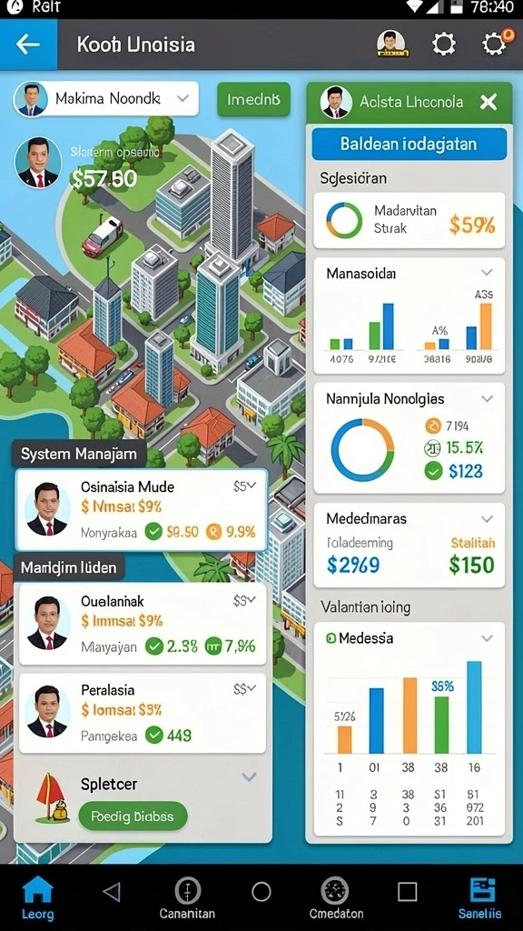 Berbagai karakter unik dengan kemampuan spesial.