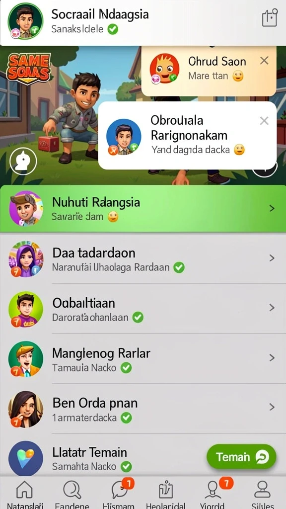 Grafis menawan yang memikat mata.