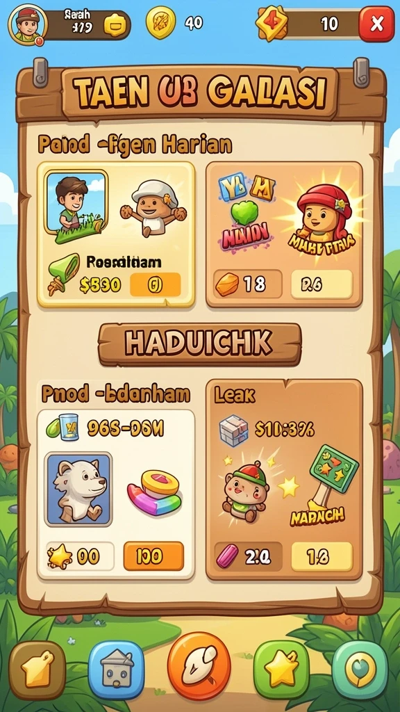 Mode permainan yang beragam dan menantang.