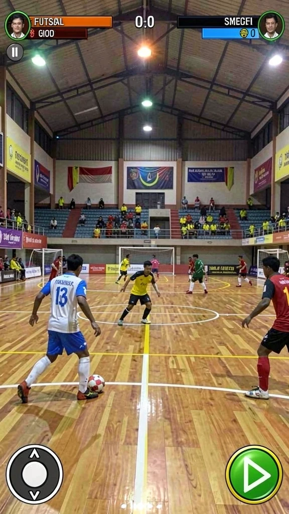 Grafis yang menawan dan penuh warna.