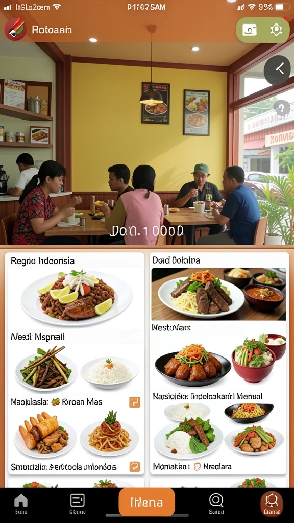 Tampilan antarmuka yang ramah pengguna dan mudah dinavigasi.