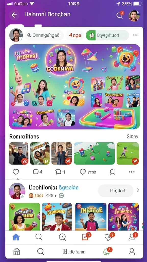 Tantangan menantang yang meningkatkan keterampilan bermain.