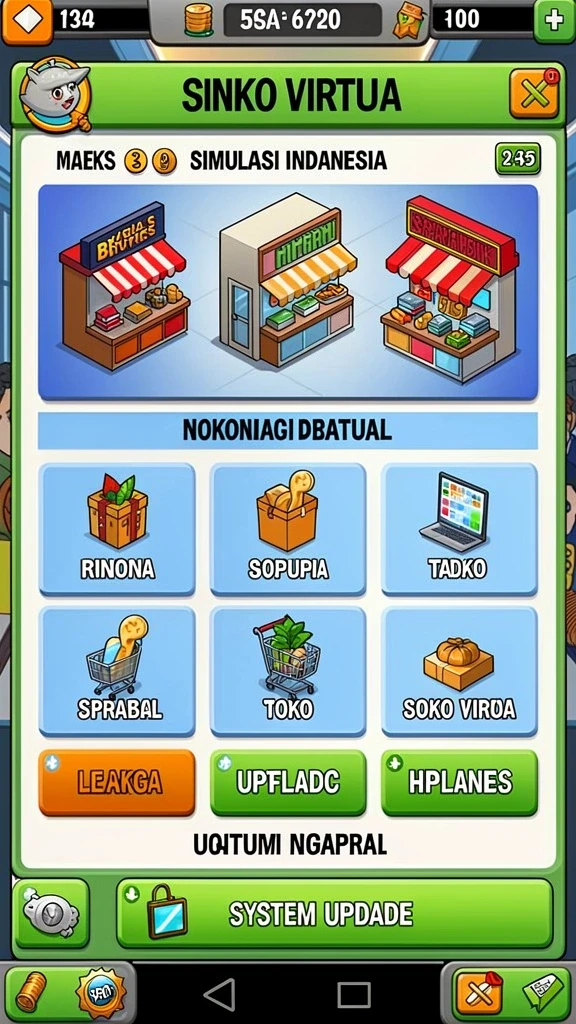 Tantangan seru di setiap level yang dimainkan.