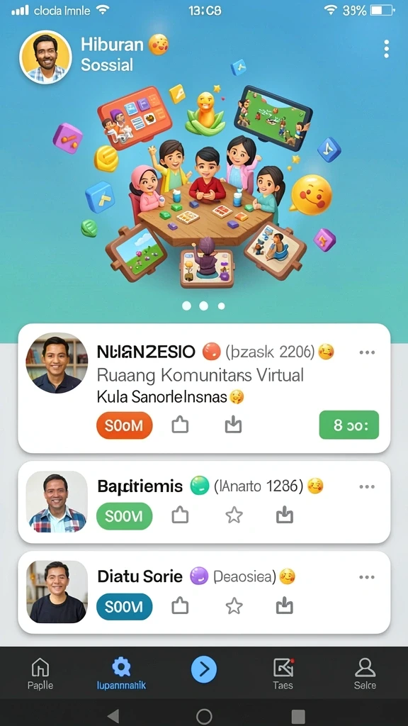 Tampilan utama aplikasi HALO777 yang menarik.