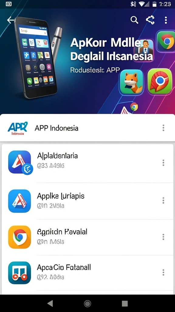 Tampilan antarmuka pengguna yang bersih dan modern.