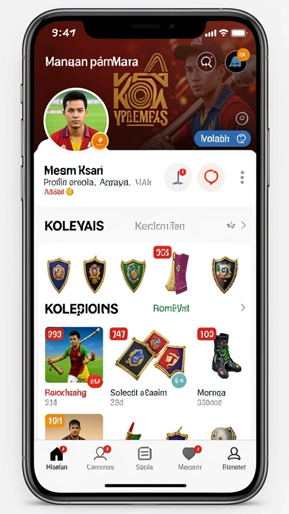 Berbagai mesin slot dengan tema menarik.