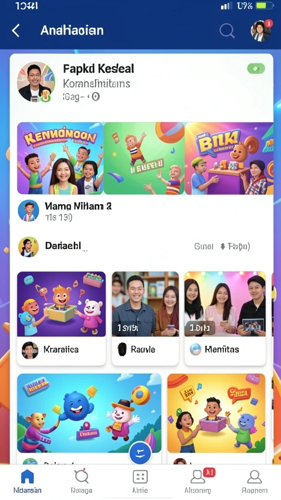 Tema permainan yang beragam dan menarik.