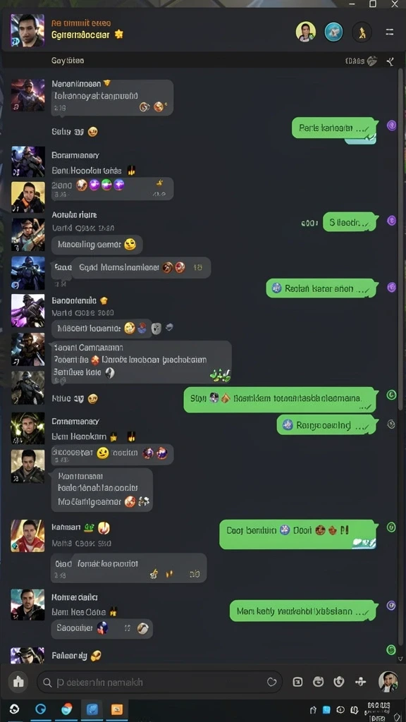 Fitur komunitas yang memungkinkan interaksi antar pemain.