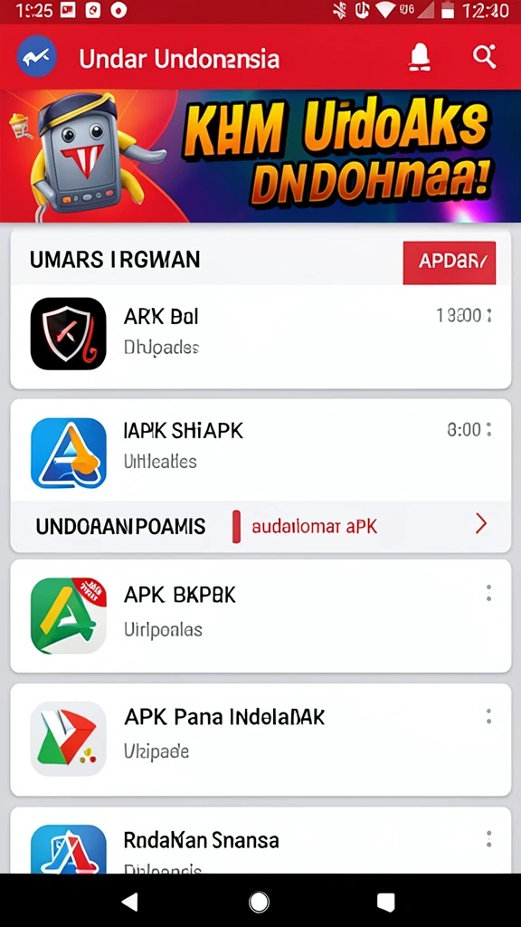 Tampilan antarmuka yang cerah dan menarik.