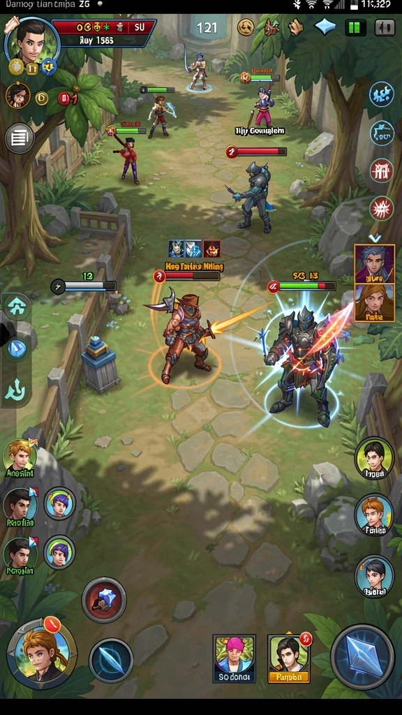 Fitur multiplayer yang memungkinkan kamu bersaing dengan pemain lain.