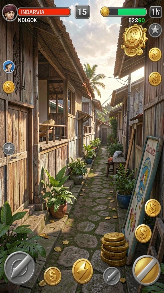 Karakter-karakter unik dan menarik.