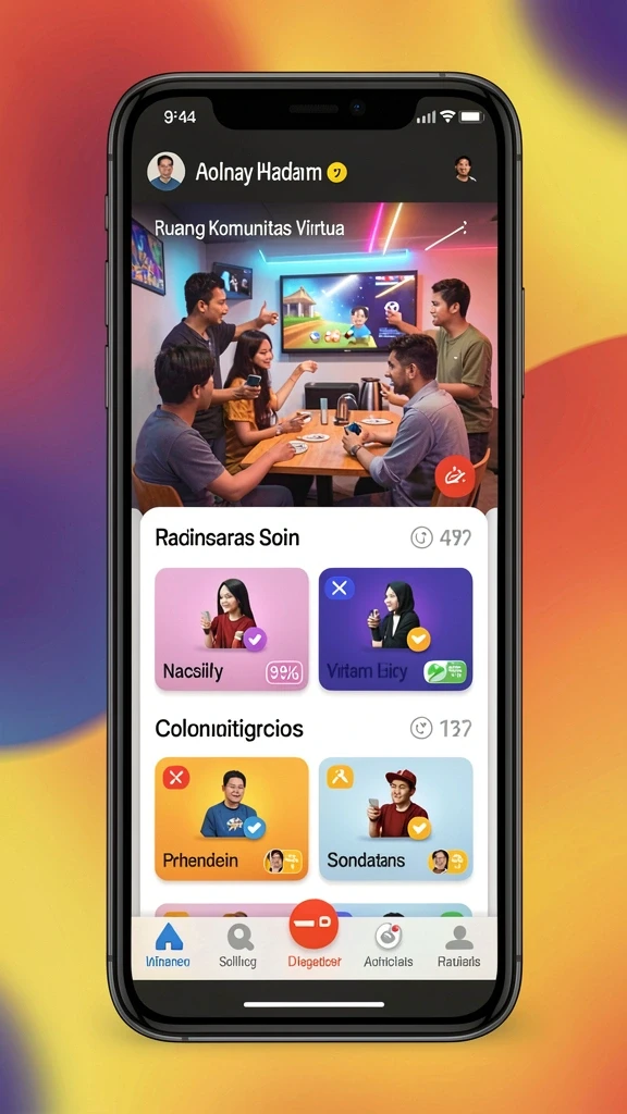 Screenshot menunjukkan mode multiplayer yang seru.