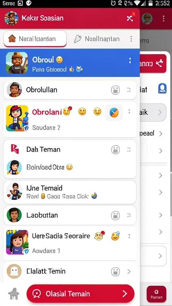 Gambaran mode multiplayer dengan pemain lain di galaksi.