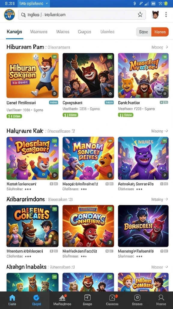 Fitur komunitas untuk berinteraksi dengan pemain lain.