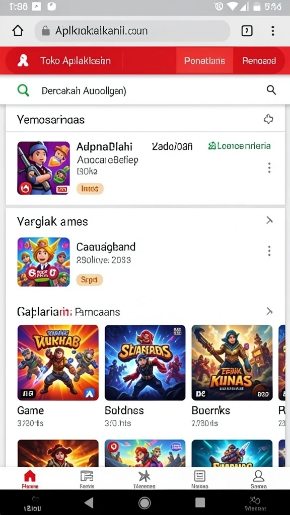 Mode permainan yang beragam dan menyenangkan.