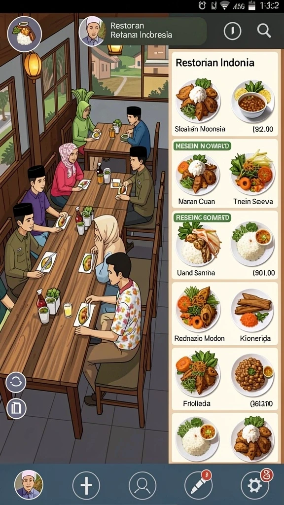 Karakter unik yang siap untuk berpetualang.