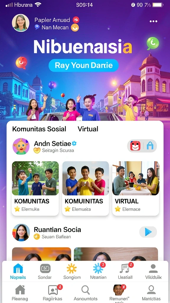 Kustomisasi karakter dengan berbagai pilihan menarik.