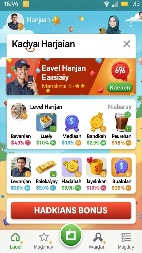 Fitur bonus yang mengasyikkan dan menguntungkan.