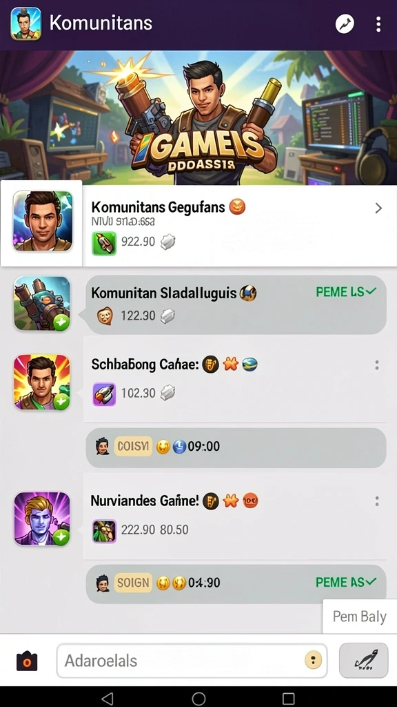 Tampilan antarmuka yang sederhana dan menarik.