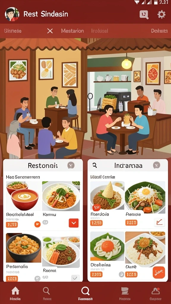 Tampilan awal SP212 yang menarik dan intuitif.