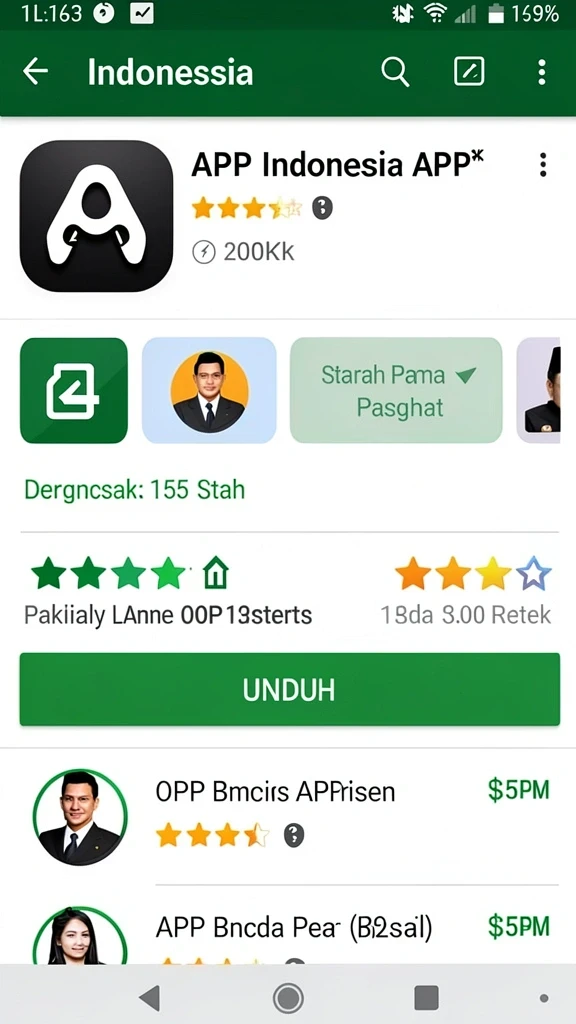 Tampilan awal yang menarik dan intuitif.