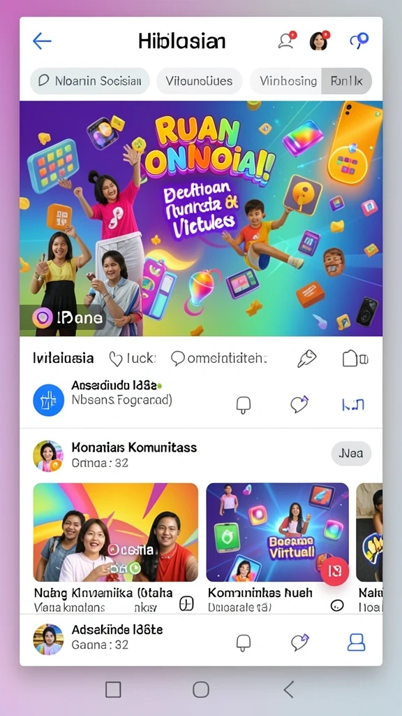 Tampilan antarmuka yang menarik dan mudah digunakan.