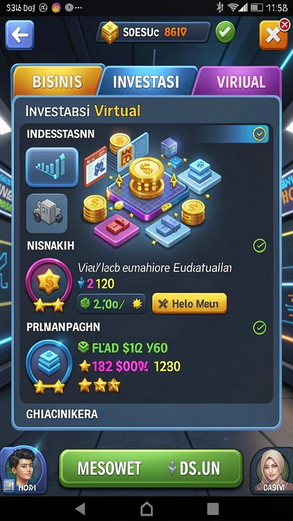 Tampilan awal yang menawan dan intuitif.