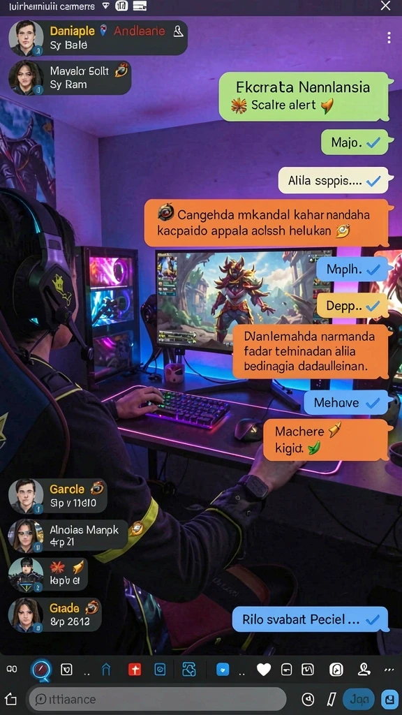 Grafis gameplay yang memukau dan penuh warna.