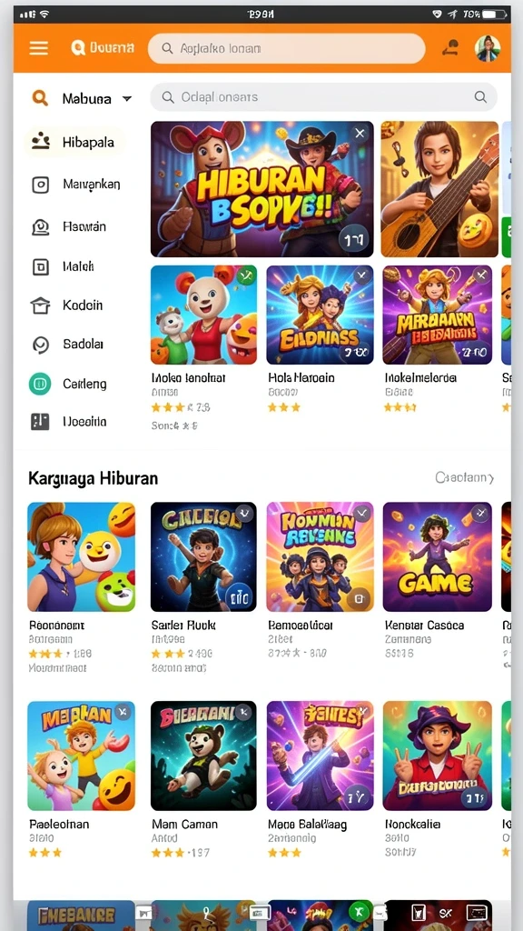 Screenshot menampilkan grafis berkualitas tinggi dari VESPA69.