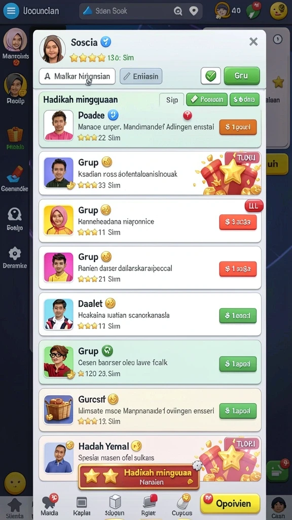 Level yang menantang dan penuh strategi.