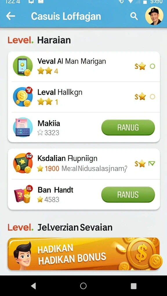 Tampilan antarmuka yang user-friendly.