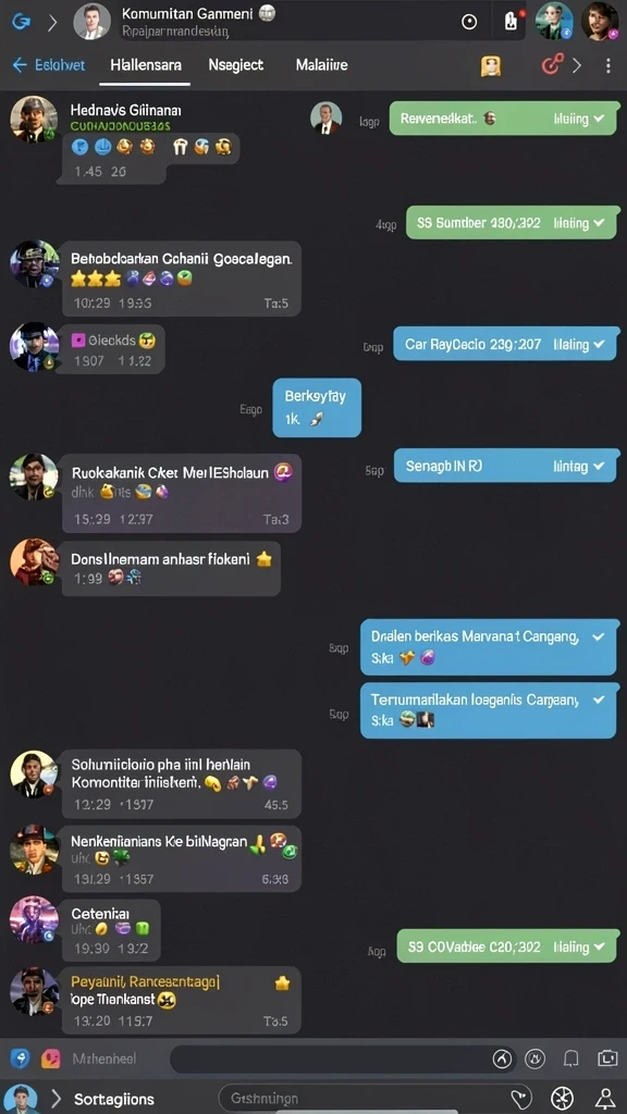 Serunya bertanding dengan teman-teman secara online.
